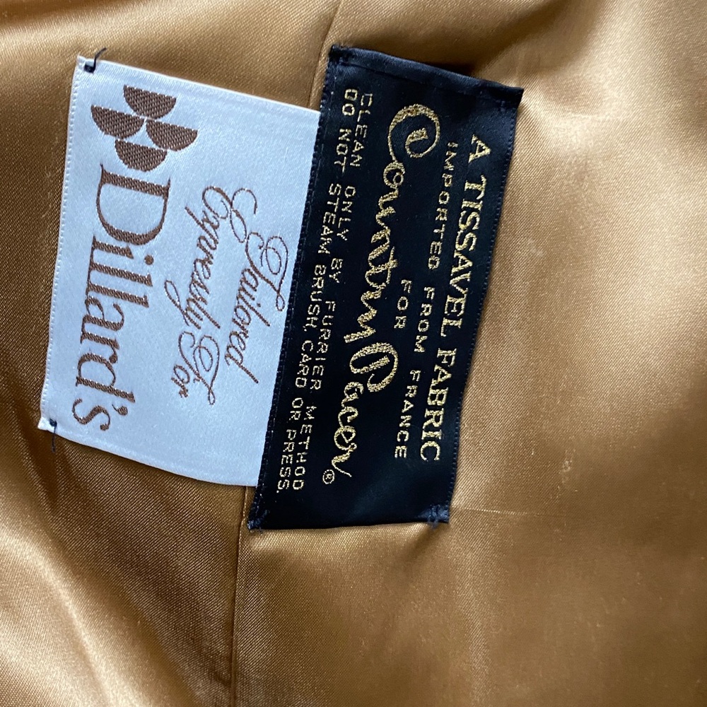 vintage Tissavel France faux fur coat, known luxury - Picture 4 of 7